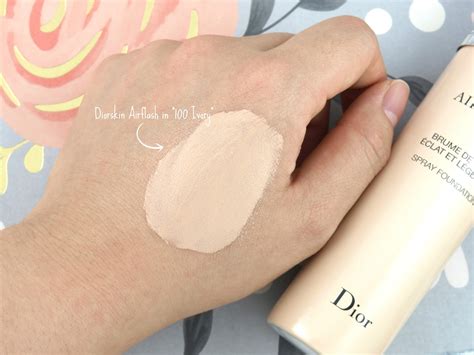 dior airflash swatches 100|Dior airflash foundation swatches.